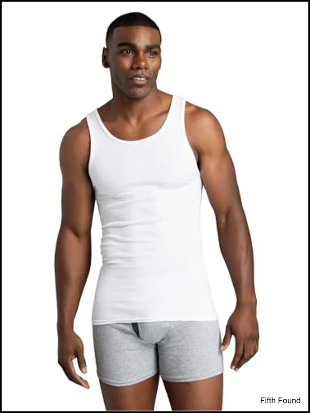 Fruit of the Loom Men's Sleeveless Tag Free Moisture Wicking Tank A-Shirt